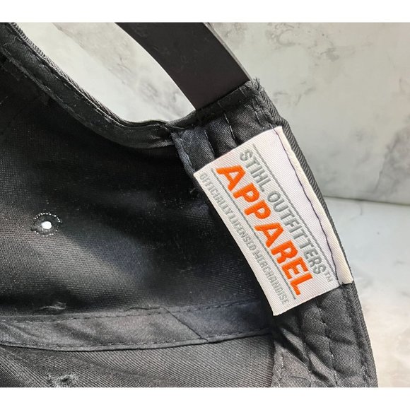 Team STIHL Hat Cap Snap Back Black STIHL Outfitters Apparel Chainsaws Tools - Picture 5 of 9